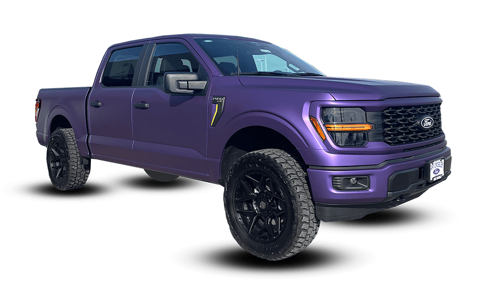 joybeez personal vehicle wrap F150 color change to purple